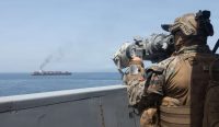 militer AS blokade Selat Hormuz ketegangan Iran