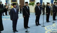 pelantikan pejabat kabinet Prabowo Istana Negara Jakarta