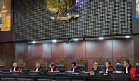 Suasana sidang uji materiil program MBG di Mahkamah Konstitusi terkait anggaran pendidikan APBN 2026