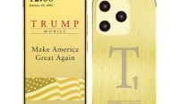 Tampilan smartphone T1 milik Trump Mobile di tengah penyelidikan dugaan kebocoran data pelanggan yang memengaruhi sebagian informasi konsumen.
