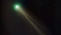 komet C/2025 R3 PanSTARRS terlihat dari observatorium Wellington Selandia Baru