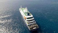 kapal MV Hondius di lepas pantai Praia Cape Verde terkait wabah hantavirus