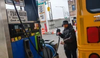 SPBU di Brooklyn, New York, di tengah meningkatnya kekhawatiran serangan siber terhadap sistem tangki BBM di Amerika Serikat.