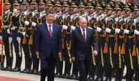 Presiden Rusia Vladimir Putin dan Presiden China Xi Jinping bertemu di Beijing pada 20 Mei 2026.