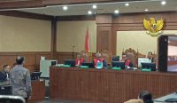 Sidang putusan mantan Mendikbudristek Nadiem Makarim, di Pengadilan Negeri Jakarta Pusat, Selasa (30/6/2026). Foto: Satrio