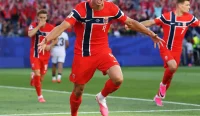 Erling Haaland mencetak gol pertama di Piala Dunia 2026 saat laga Norwegia vs Irak Piala Dunia 2026, membawa tim Viking unggul dalam pertandingan Grup I.