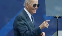 oe Biden menghadiri peresmian Barack Obama Presidential Center di Chicago saat kembali melontarkan kritik keras terhadap Trump usai pidato politiknya. Foto: Taylor Hill/Getty Images