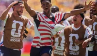 Alex Freeman rayakan gol Amerika Serikat vs Australia setelah VAR sahkan gol di Piala Dunia 2026