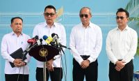 Prabowo panggil direksi PLN, Direktur Utama PLN Darmawan Prasodjo menyampaikan permohonan maaf terkait pemadaman listrik bergilir di Pulau Jawa di Istana Merdeka Jakarta.