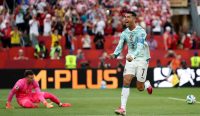 Cristiano Ronaldo mencetak gol penyama kedudukan Portugal vs Kroasia melalui penalti pada babak 16 besar Piala Dunia 2026.