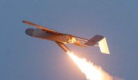 Drone serang jarak jauh AQ-400 Scythe yang diproduksi pabrik drone AS di Kyiv menjadi sasaran serangan rudal Rusia