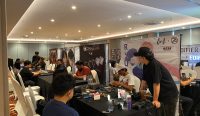 Pelaksanaan Pameran Bass Audio yang digelar di Harris Hotel Sunset Road, Denpasar, Minggu (26/7/2026). Foto: dok/diksimerdeka.com