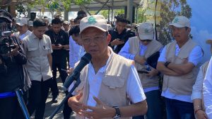 Gubernur Bali Wayan Koster saat menghadiri Hari Mangrove Sedunia, Minggu (26/7/2026). Foto: dok/diksimerdeka.com
