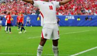 Bellingham Inggris merayakan gol kemenangan yang membawa The Three Lions mengalahkan Norwegia dan lolos ke semifinal Piala Dunia 2026.