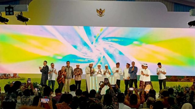 Foto: Peresmian Pembangunan fasilitas Pengolahan Sampah menjadi Energi Listrik (PSEL) di Pedungan, Denpasar Selatan, Kota Denpasar, Bali, Rabu (8/7/2026). Sumber: Yulius N