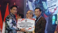 Bupati Klungkung I Made Satria, dalam ajang yang penghargaan digelar Kemendagri di Bali Nusa Dua Convention Center (BNDCC), Jumat, 28 Agustus 2026. Foto: dok/hms