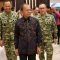 Acara pisah sambut Panglima Kodam (Pangdam) IX/Udayana dari Mayjen TNI Piek Budyakto kepada Mayjen TNI Made Putra Widiastawa di Aula Supardi, Makodam IX/Udayana, Denpasar, Rabu (21/10/2026).
