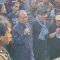 Gubernur Bali Wayan Koster menemui massa aksi Kamisan, di depan kantor Gubernur Bali, Rabu (21/10/26).
