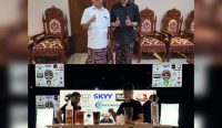 Atas: Gubernur Bali Wayan Koster bersama bartender asal Bali yang meraih juara II The TDuB World Championship – Grand Finals di Las Vegas, Gede Rico Hardiana Widnyana. Bawah: Aksi Gede Rico Hardiana Widnyana II The TDuB World Championship – Grand Finals di Las Vegas.
