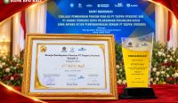 Bank BPD Bali kembali meraih penghargaan Terbaik II Kategori Kecil atas kinerjanya sebagai mitra pembayaran pensiun PT Taspen (Persero).