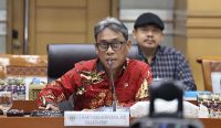 Anggota Komisi VIII DPR RI, I Ketut Kariyasa Adnyana, memberikan peringatan tajam kepada pemerintah terkait Putusan MK Bencana untuk memprioritaskan mitigasi prabencana. Foto: Kresno/Karisma