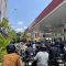 Kondisi antrean di Pertamina. Foto: dok/diksimerdeka.com