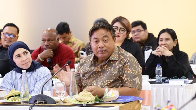Anggota Badan Legislasi (Baleg) DPR RI I Nyoman Parta mengusulkan pembentukan Lembaga Manajemen Kolektif (LMK) Tradisional dalam Rancangan Undang-Undang (RUU) Hak Cipta. Usulan tersebut disampaikan saat kunjungan kerja Baleg DPR RI ke Kantor Wilayah Kementerian Hukum Bali, Senin, 26 Oktober 2026. Foto: Tim/diksimerdeka.com