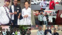 Perhimpunan Hotel dan Restoran Indonesia (PHRI) Bali bersama Pramuka Peduli membagikan konsumsi kepada petugas SPBU dan aparat pengamanan di seluruh SPBU di Kota Denpasar, Jumat (16/10/2026).
